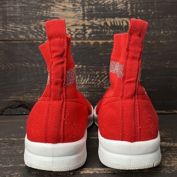 Chiara Ferragni Red Sock Sneakers Size 36 - Picture 5 of 8